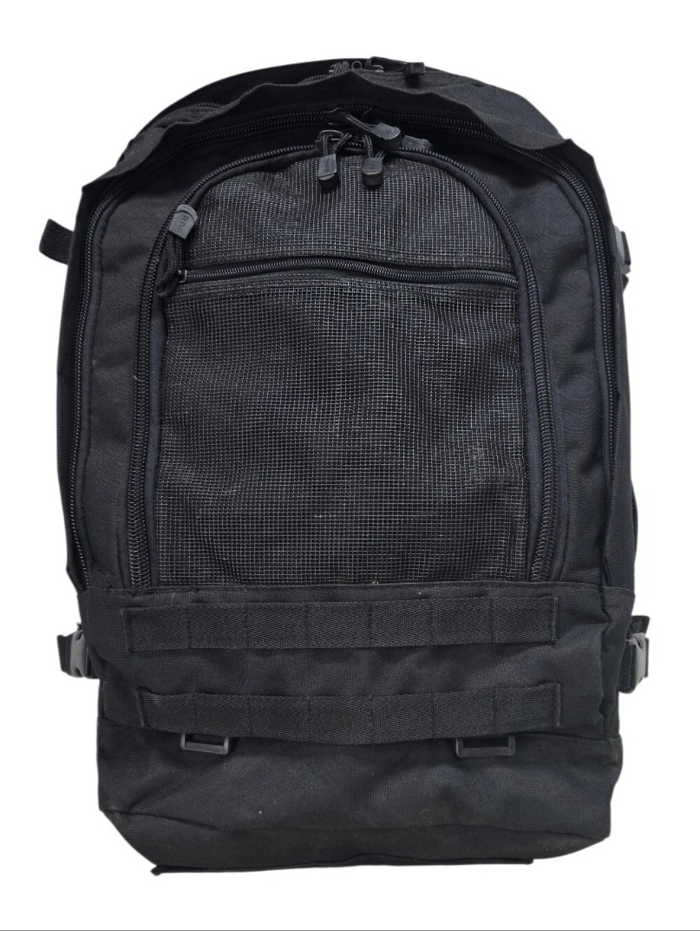 Bugout SOC Tactical Black Backpack Travel Camping Rucksack Tuckaway Straps